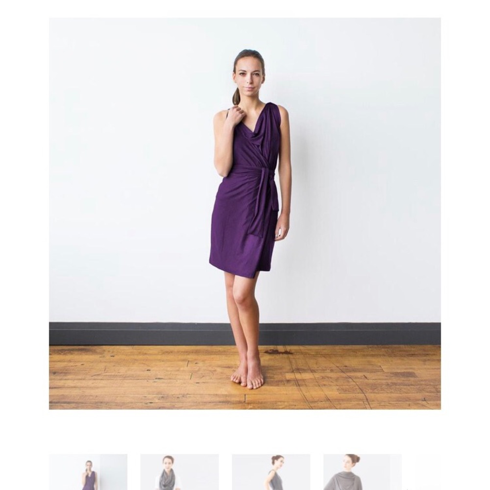 Encircled Chrysalis Cardi plum petite